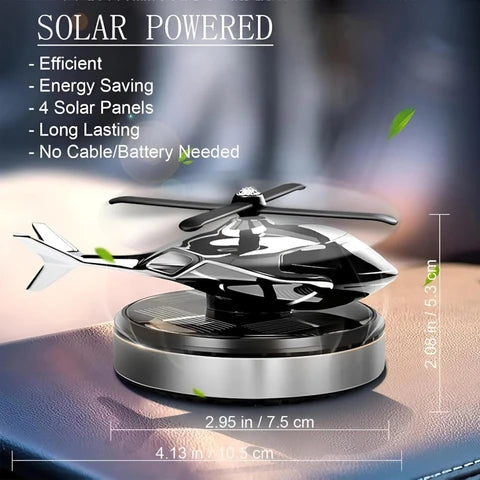 Solar Helicopter Design Car Perfume & Air Freshener