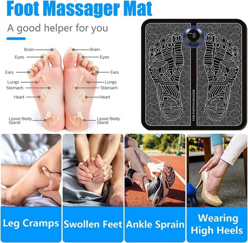 MCP EMS Mini Butterflly Foot Massager Electric Foot Massage Pad